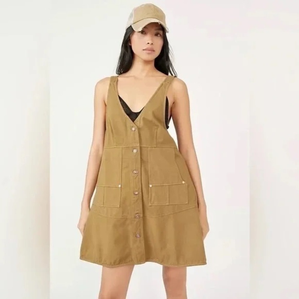 Free People | Pocket Full Of Sunshine Mini Dress Moss Small